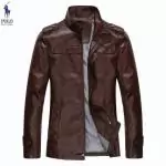 veste polo hommes nouveau pas cher style tirette mode brun mbh